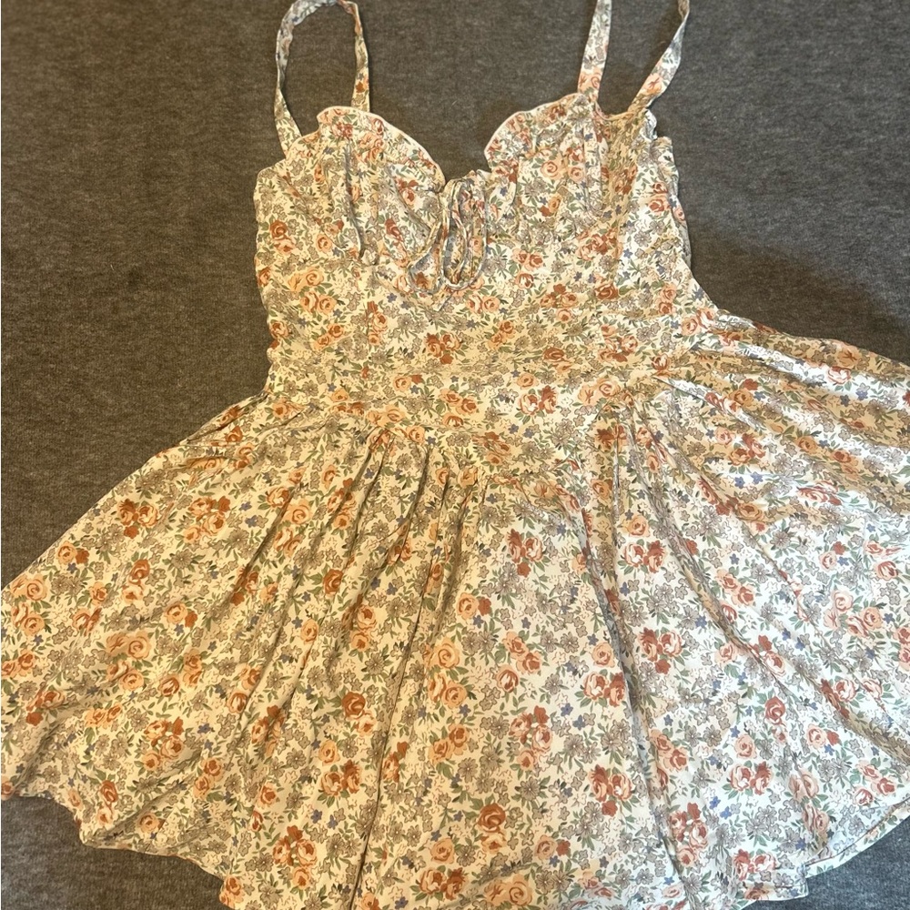 SHEIN Floral Mini Dress - Multicolor